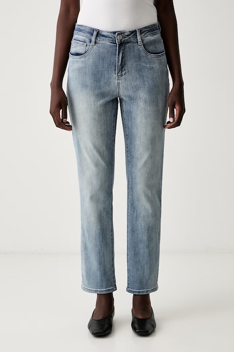 Joseph Ribkoff jeansy slim fit damskie niebieskie 251966CO
