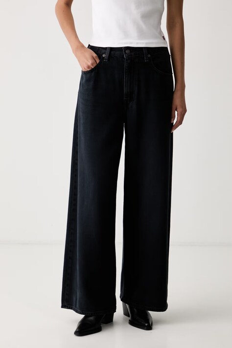 Levi's Τζιν wide leg γυναικεία CINCH WIDE LEG σκούρα μπλε 0073B