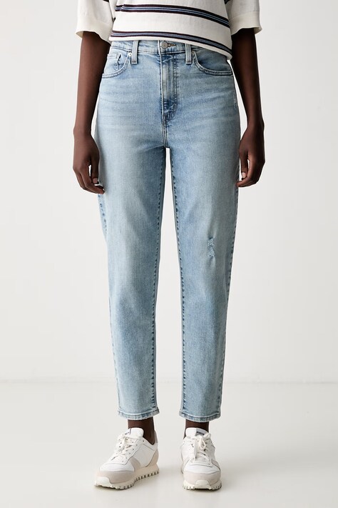 Levi's mom fit γυναικεία HIGH WAISTED MOM JEAN μπλε 26986