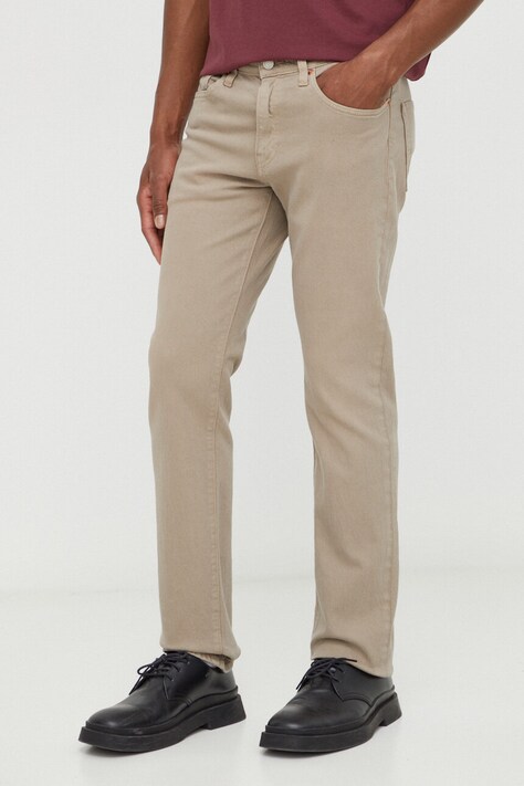Levi's jeansi barbati, culoarea bej
