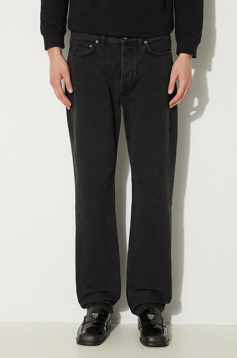 Wood Wood jeansy bawełniane Sol Rigid Denim Slim Fit 12235803.7051-BLACK