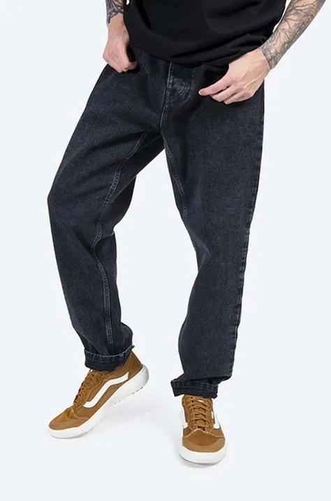 Carhartt WIP jeans bărbați I029208.BLACK.STON-BLACK.STON