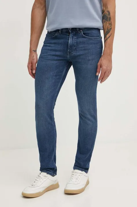 BOSS jeansi barbati, culoarea albastru marin, 50524007