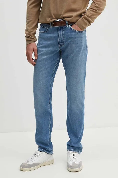 BOSS jeansy Delaware męskie kolor niebieski 50524017