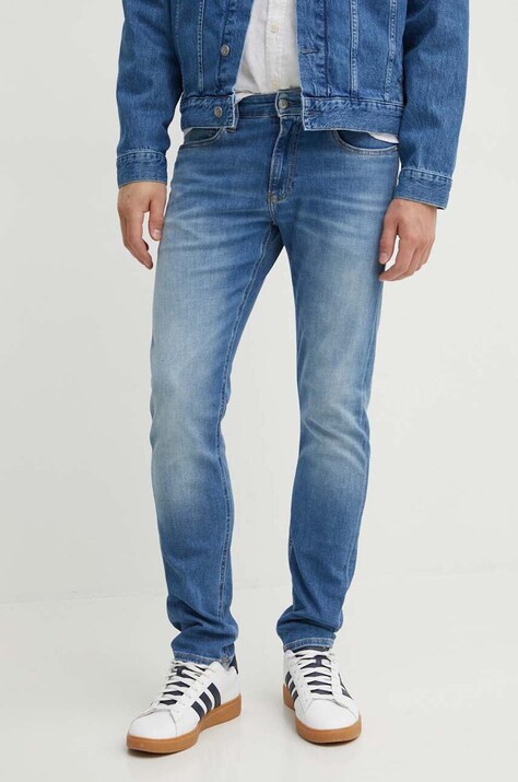 Дънки Calvin Klein Jeans в синьо J30J323685