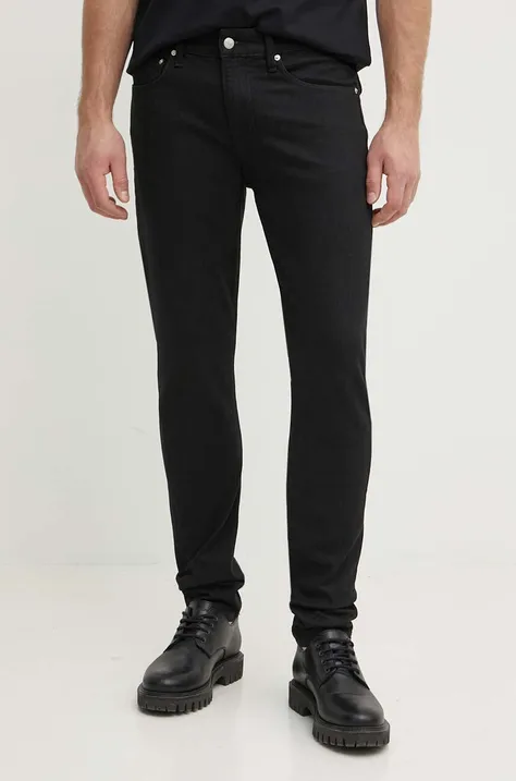 Rifle Calvin Klein Jeans pánske, čierna farba, J30J323688