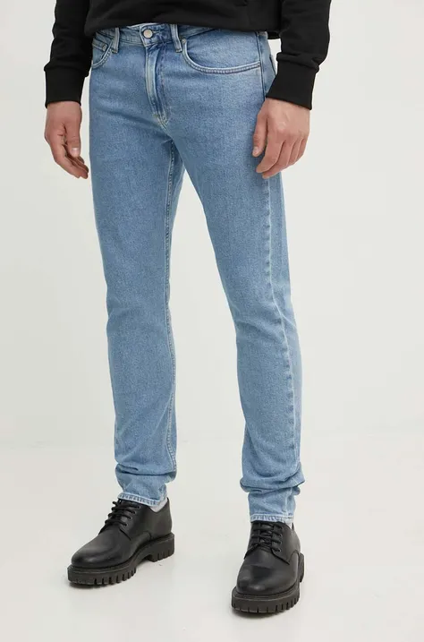 Calvin Klein Jeans jeansy męskie kolor niebieski J30J323690