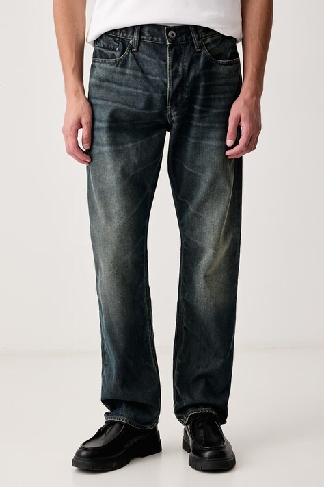 G-Star Jeansy straight męskie Dakota Regular Straight niebieskie D23691-D436