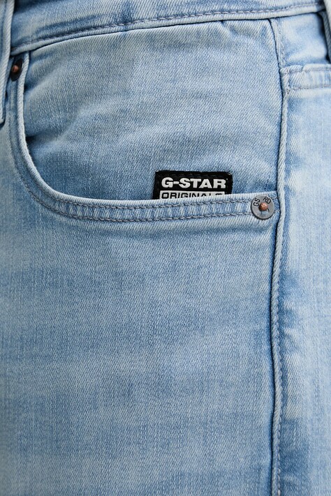 Джинси G-Star 3301 Slim — AA00-SJM0HR, блакитний — фото 4
