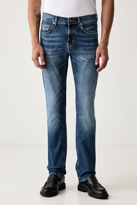 Karl Lagerfeld regular fit džíny pánské KL-JACK námořnické modré 500890.265501