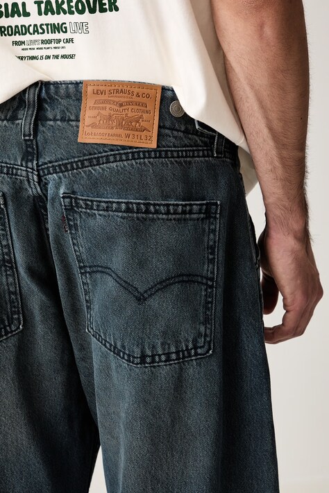 Levi's jeansy barrel męskie BAGGY BARREL niebieskie 0057O