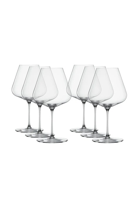 Sada sklenic na víno Spiegelau Definition Burgundy 960 ml 6-pack průhledná barva