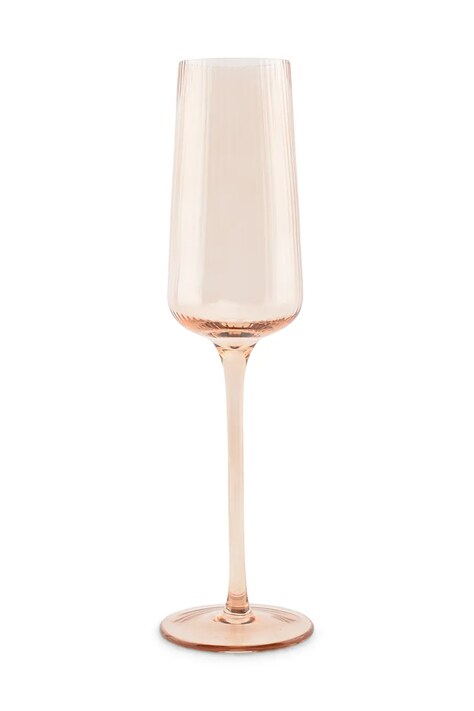 Набор бокалов для шампанского S|P Collection Ray 240 ml 4 шт цвет оранжевый