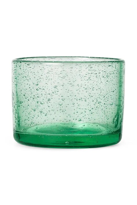 ferm LIVING pahar Oli 110 ml culoarea verde