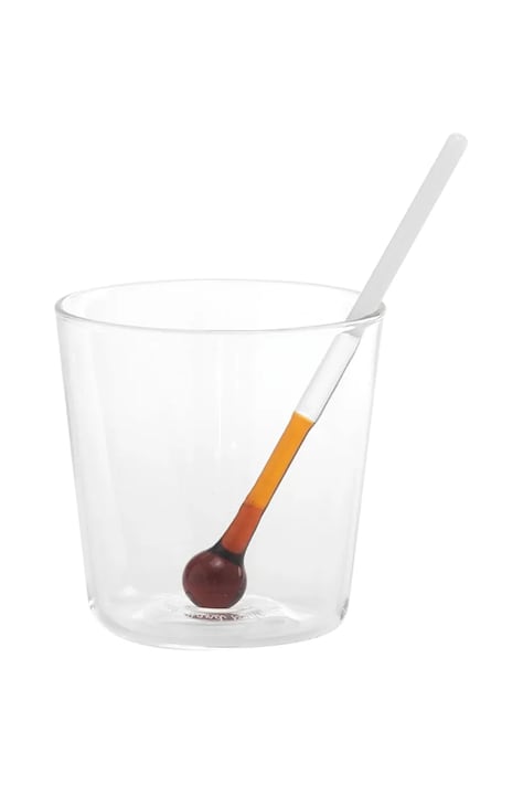Zafferano szklanka z mieszadełkiem Spritzometro 385 ml 3-pack kolor multicolor