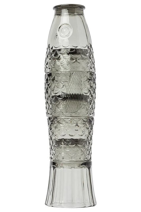 Набір склянок DOIY Koifish Warm Grey 4-pack колір сірий