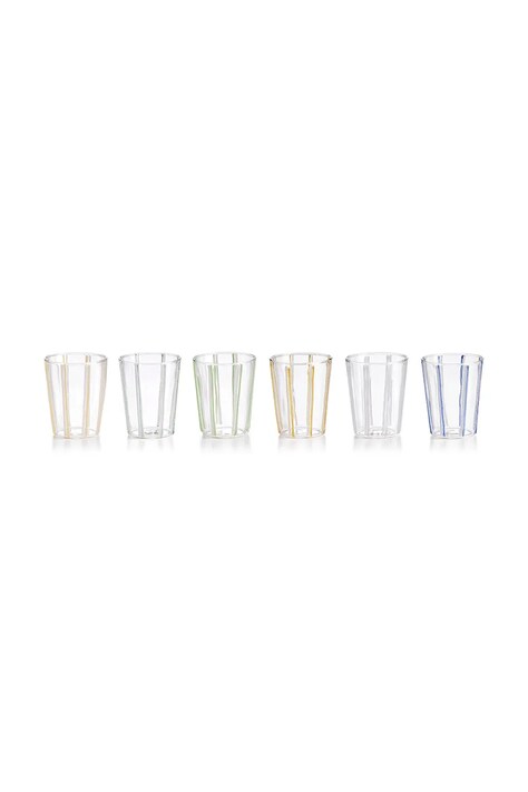 IVV un set de pahare 0,33 ml 6-pack culoarea transparent