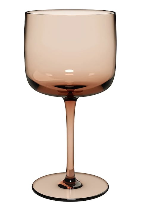 Sklenice na víno Villeroy & Boch 2-pack hnědá barva