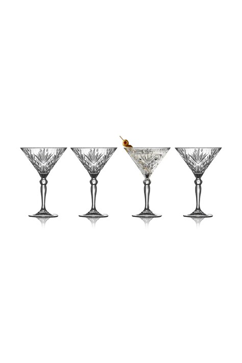 Σετ ποτηριών μαρτίνι Lyngby Melodia 210 ml 4-pack χρώμα: διάφανο