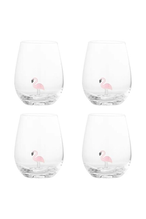 Bloomingville zestaw szklanek Misa 560 ml 4-pack kolor transparentny