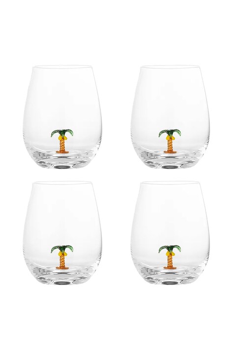 Bloomingville zestaw szklanek Misa 560 ml 4-pack kolor transparentny