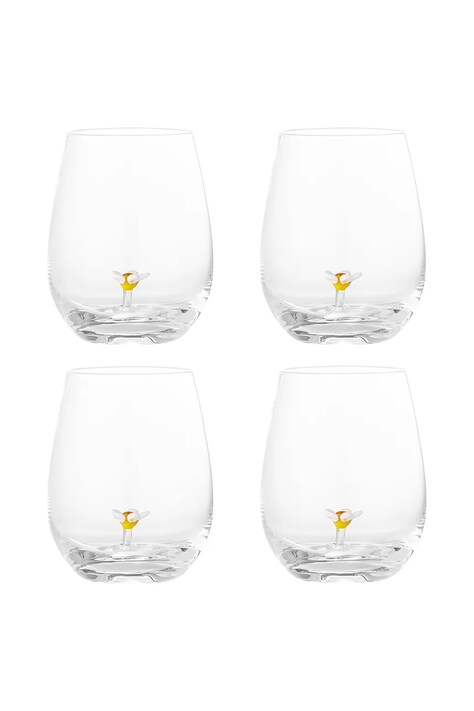 Sada pohárov Bloomingville Misa 560 ml 4-pak priehľadná farba