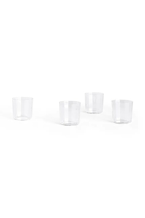 HAY zestaw szklanek Angle 230 ml 4-pack kolor transparentny