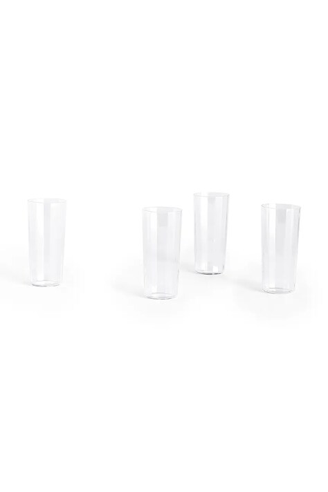 HAY zestaw szklanek Angle 240 ml 4-pack kolor transparentny