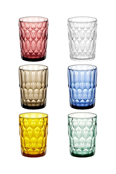 Guzzini zestaw szklanek Vanity 360 ml 6-pack kolor multicolor