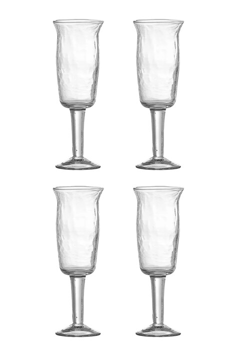 Bloomingville zestaw kieliszków do wina Asha 125 ml 4-pack kolor transparentny