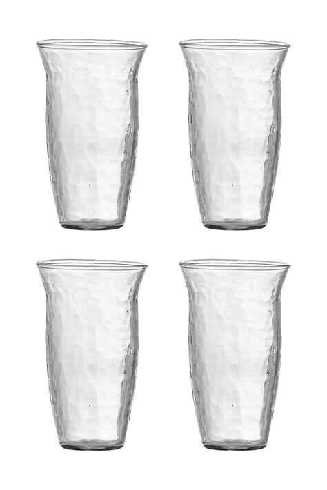 Bloomingville zestaw szklanek Asha 250 ml 4-pack kolor transparentny