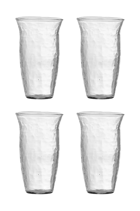Bloomingville set bicchieri Asha 250 ml pacco da 4 colore trasparente