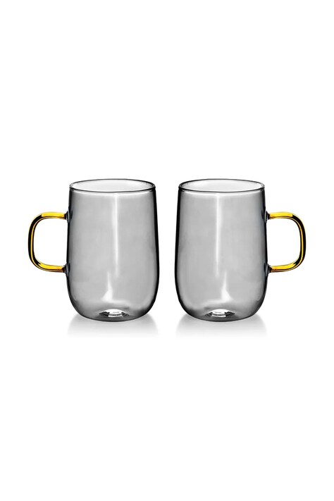Affek Design zestaw szklanek Peter 400 ml 2-pack kolor szary