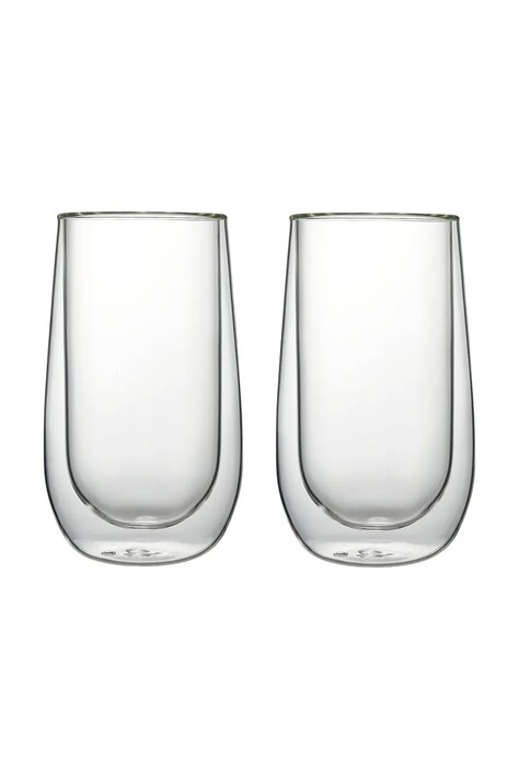 home & lifestyle zestaw szklanek Peter 400 ml 2-pack kolor transparentny
