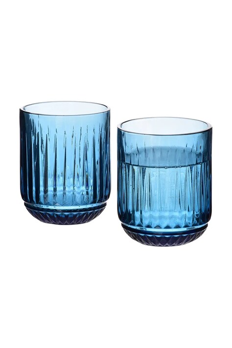 Sada pohárov Affek Design Elise 260 ml 4-pak modrá farba
