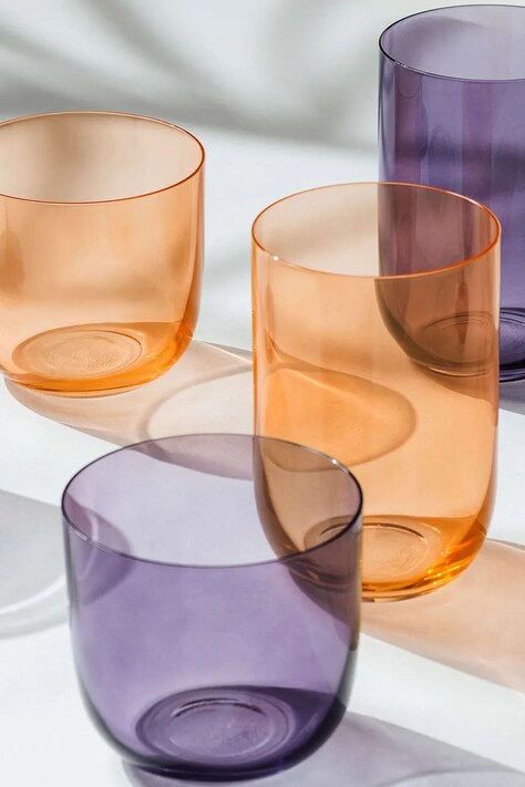 Komplet kozarcev Villeroy & Boch Like Glass Apricot 200 ml 2-pack prozorna barva