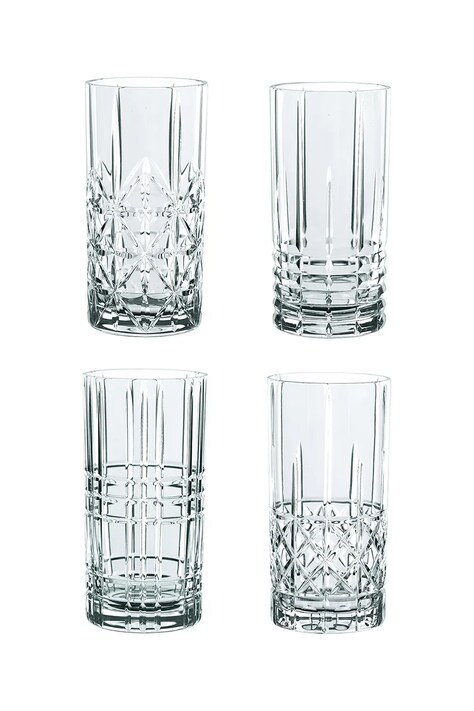 Nachtmann zestaw szklanek do drinków Highland Longdrink 445 ml 4-pack kolor transparentny