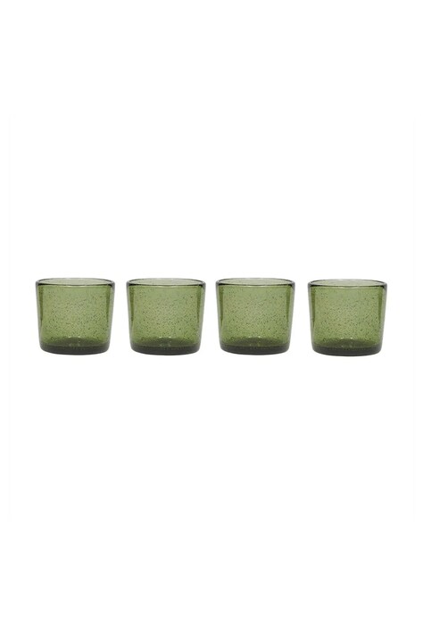 Σετ ποτηριών OYOY Kuki 220 ml 4-pack χρώμα: πράσινο
