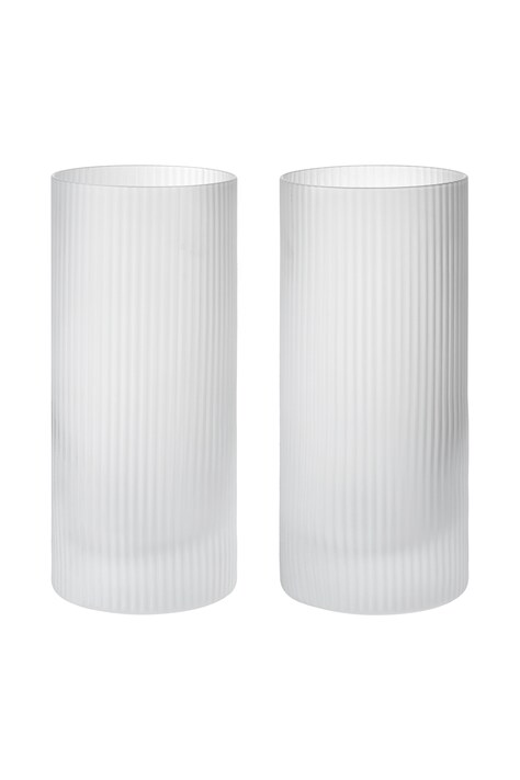 Ferm Living Zestaw szklanek ze szkła Ripple 1104274211