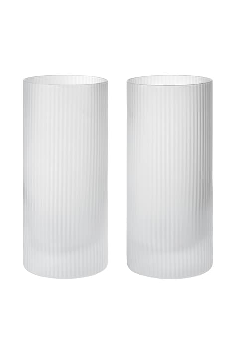 Ferm Living Zestaw szklanek ze szkła Ripple 1104274211