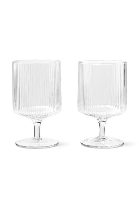 Ferm Living Zestaw kieliszków do wina ze szkła 100488211