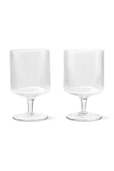 Ferm Living Zestaw kieliszków do wina ze szkła 100488211