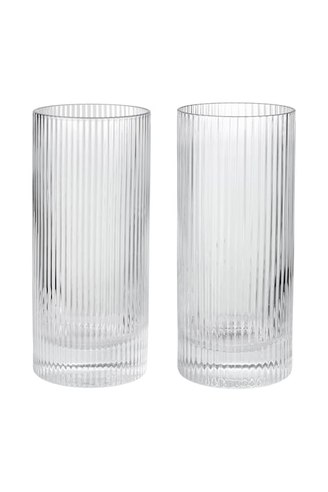 Ferm Living Zestaw szklanek ze szkła Ripple 1104274210