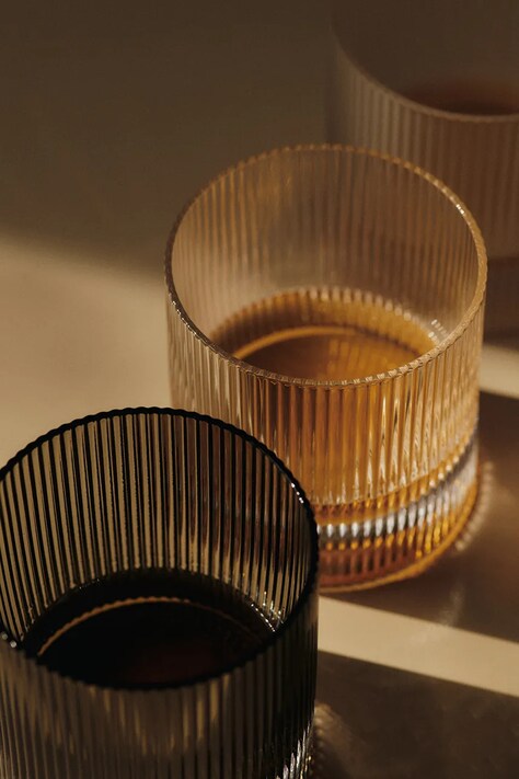 Ferm Living Zestaw szklanek ze szkła 1104270636