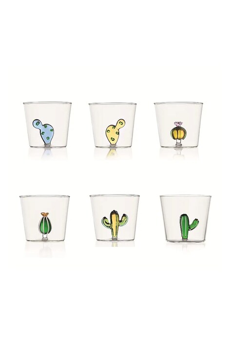 Ichendorf Milano Zestaw szklanek ze szkła borokrzemianowego Desert Plants 300 ml 009352099S