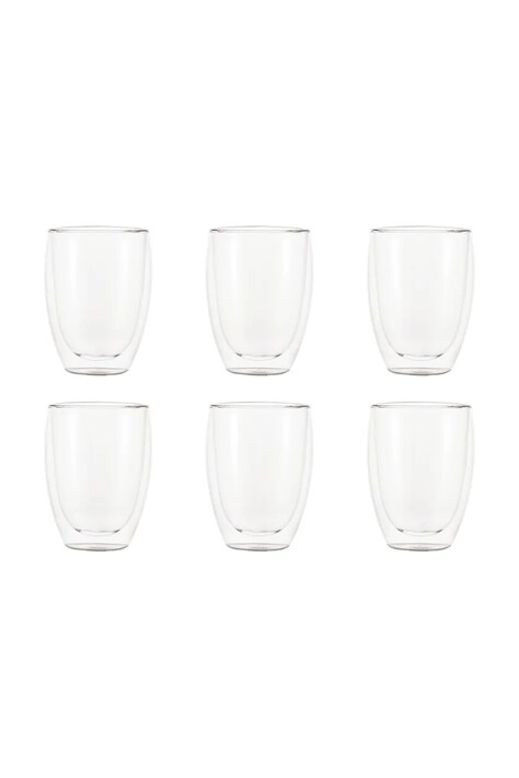 Bodum zestaw szklanek do kawy ze szkła borokrzemianowego 0,35 l 4559-10-12