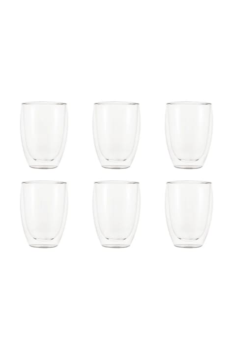 Bodum zestaw szklanek do kawy ze szkła borokrzemianowego 0,35 l 4559-10-12