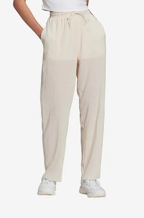 adidas Originals spodnie dresowe kolor beżowy gładkie HF7542-KREMOWY