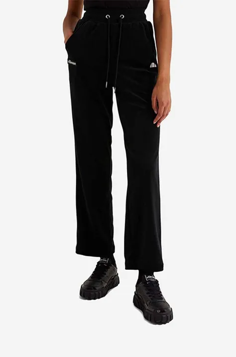 Ellesse spodnie dresowe India Jog Pant kolor czarny gładkie SGL13421-CZARNY