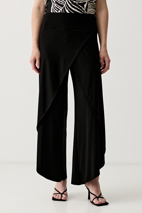 Joseph Ribkoff spodnie culottes damskie czarne high waist 211494CO